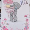 Nan Birthday Card ME TO YOU Tatty Ted Design with Sparkling Glitter Detail New Sealed 682952