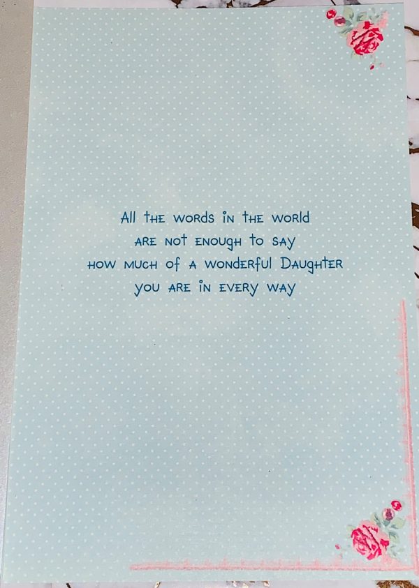 Me To You Geburtstagskarte 'Lovely Daughter' Mit Tatty Teddy – 15,2 X 22,9 Cm, Mit Goldfolie