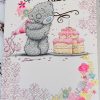 Niece Birthday Card ME TO YOU TATTY TED Design Sparkling Glitter Design 981086