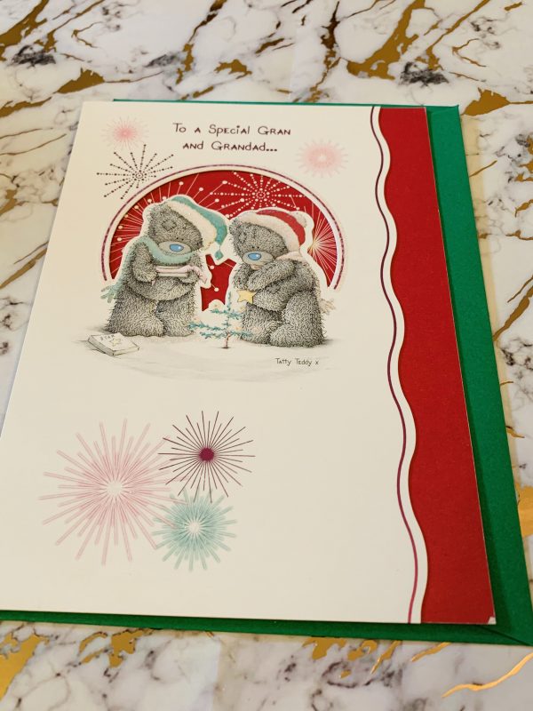 Gran & Grandad Christmas Card Beautiful Me To You Tatty Ted Design by Carte Blanche 211743