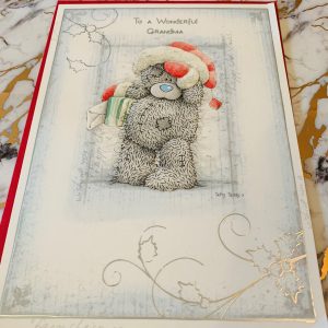 Grandma Christmas Card Beautiful Me To You Tatty Ted Design by Carte Blanche 444851