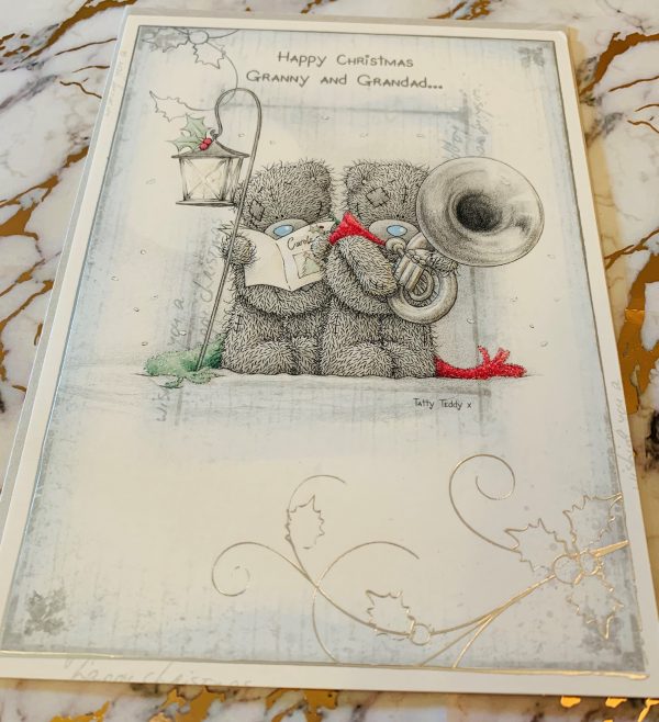 Granny & Grandad Christmas Card Beautiful Me To You Tatty Ted Design by Carte Blanche 444868