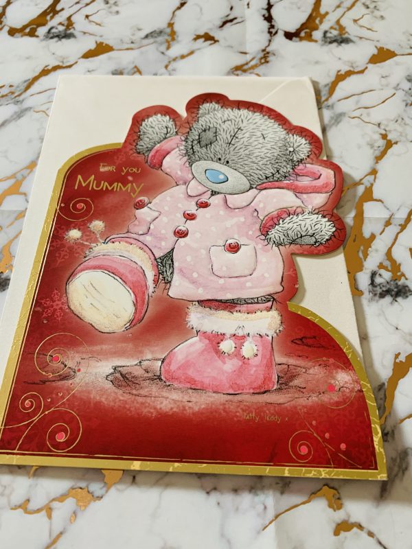 Mummy from your Little Girl Christmas Card Beautiful Me To You Tatty Ted Design by Carte Blanche 445308