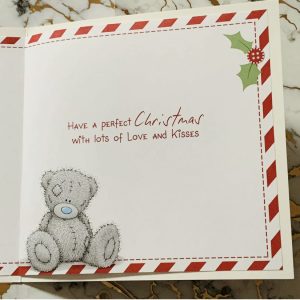 Daddy from your Little Boy Christmas Card Beautiful Me To You Tatty Ted Design by Carte Blanche 532424.1