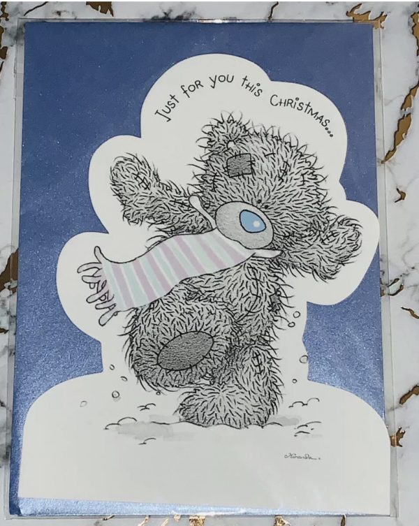 Just for You Christmas Card Beautiful Me To You Tatty Ted Design by Carte Blanche 104720.1