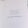 Dad 40th Birthday Card Beautiful Design & Verse by Fab 767202A .1