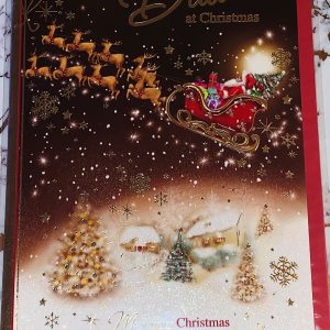 Dad Christmas Card 9x6.5 Bright Fun Design & Beautiful Verse by Regent 898616