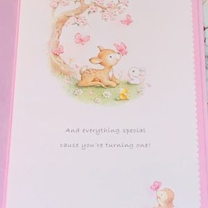 Daughter 1st Birthday Card Beautiful Design by Gibson 509202.1