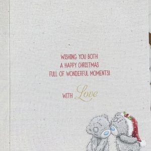 Daughter & Partner Christmas Card Beautiful Me To You Tatty Ted Design by Carte Blanche 533384 .1