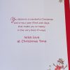 Fiance Christmas Card 11x7 Bright Fun Design & Beautiful Verse by Regent 900197.2