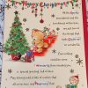 Fiancee Christmas Card 11x7 Bright Fun Design & Beautiful Verse by Regent 899743