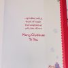 Fiancee Christmas Card 11x7 Bright Fun Design & Beautiful Verse by Regent 899743.2