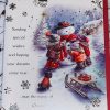 Grandchildren Christmas Card 9x6.5 Bright Fun Design & Beautiful Verse by Regent 897268