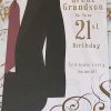 Great Grandson 21st Birthday Card Beautiful Design & Verse by Perfect Thoughts 036026C