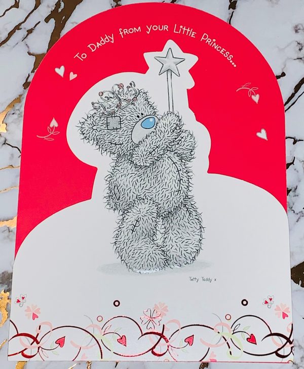 Little Princess Valentines Card Beautiful Me To You Tatty Ted Design by Carte Blanche 167295