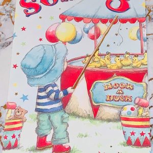 Son 3rd Birthday Card Beautiful Hook a Duck Design by Jelly Beans 048293