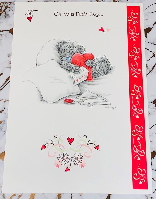 Valentines Card 9x6.5 Beautiful Me To You Tatty Ted Design by Carte Blanche 166081
