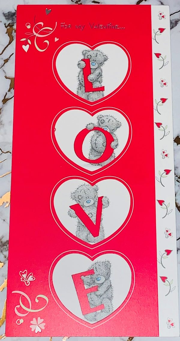Valentines Card Beautiful Me To You Tatty Ted Design by Carte Blanche 165930