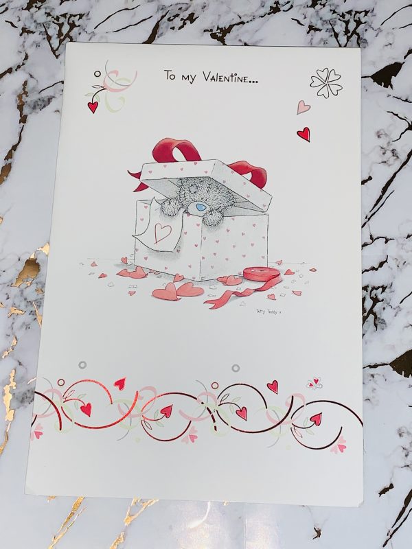 Valentines Card Beautiful POP UP INSIDE Me To You Tatty Ted Design by Carte Blanche 166036