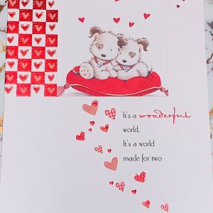 Valentines Card Boyfriend 9x6.5 with Cute Verse by Gibson 275312