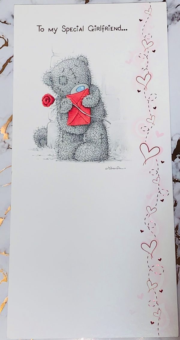 Valentines Card Girlfriend Beautiful Me To You Tatty Ted Design by Carte Blanche 081056