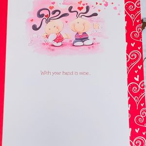 Valentines Card One I Love Cute Couple by Carlton Cards 505788.1