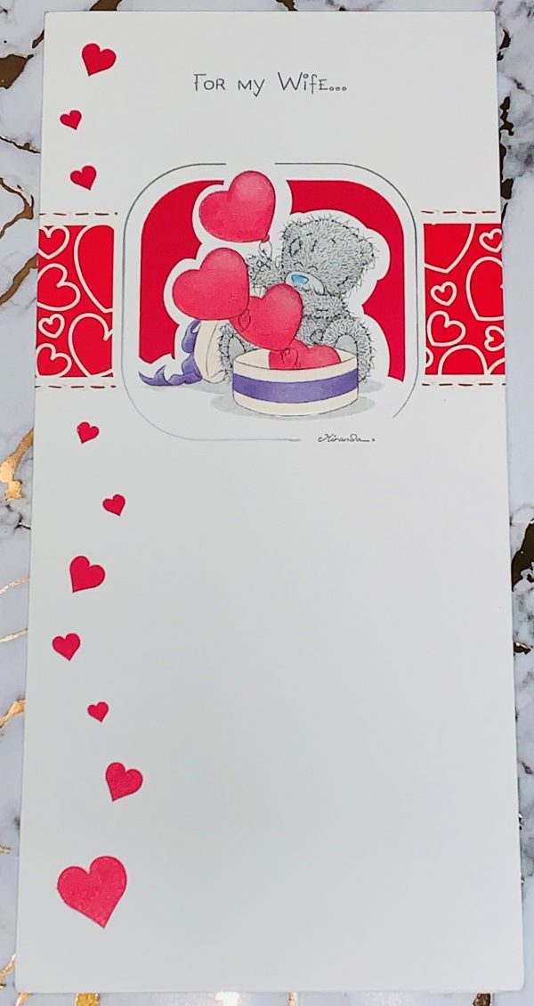 Valentines Card Wife Beautiful Me To You Tatty Ted Design by Carte Blanche 120126