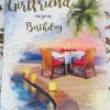 Girlfriend Birthday Card Stunning Design & Verse by Kingfisher 998211