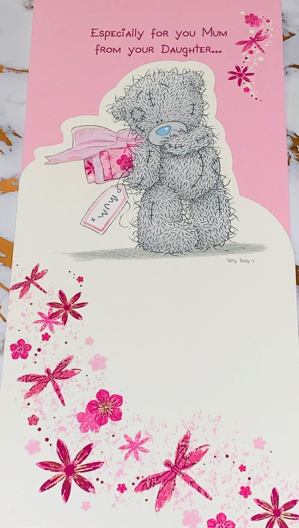 Mother's Day Card From your Daughter Beautiful Me To You Tatty Ted Design by Carte Blanche 274182