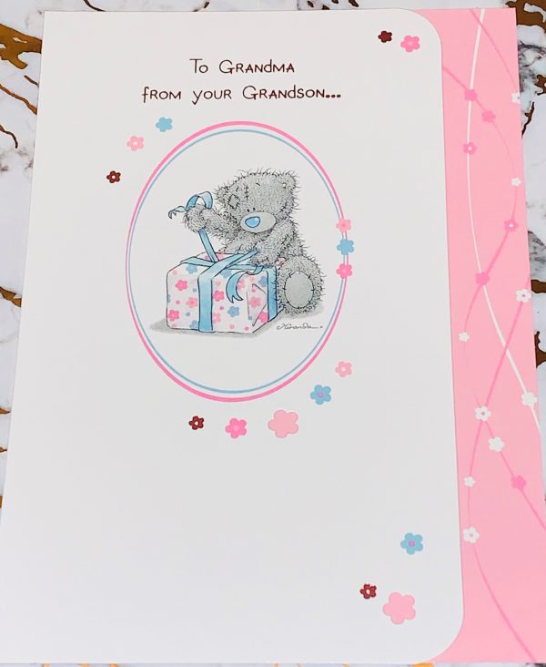 Mother's Day Card Grandma From your Grandson Beautiful Me To You Tatty Ted Design by Carte Blanche 025265