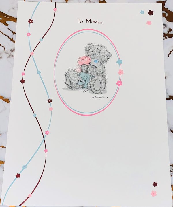 Mother's Day Card Mum Beautiful Me To You Tatty Ted Design by Carte Blanche 024909