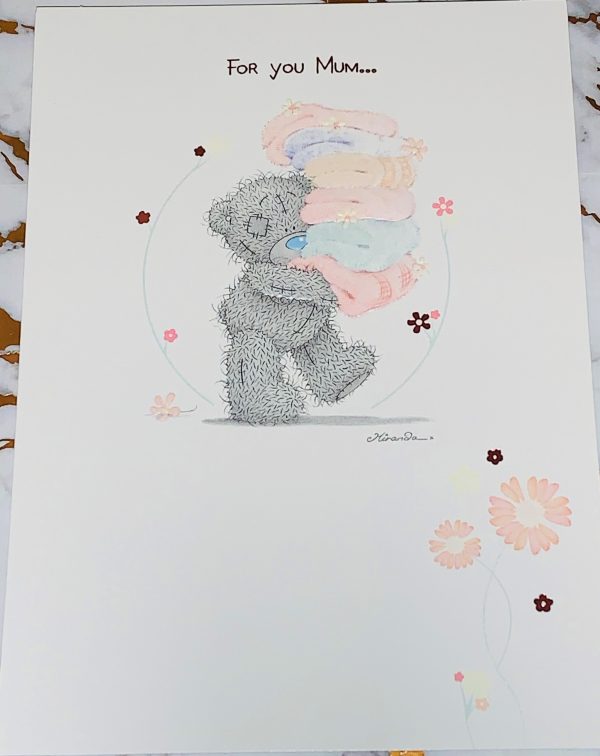 Mother's Day Card Mum Beautiful Me To You Tatty Ted Design by Carte Blanche 086525