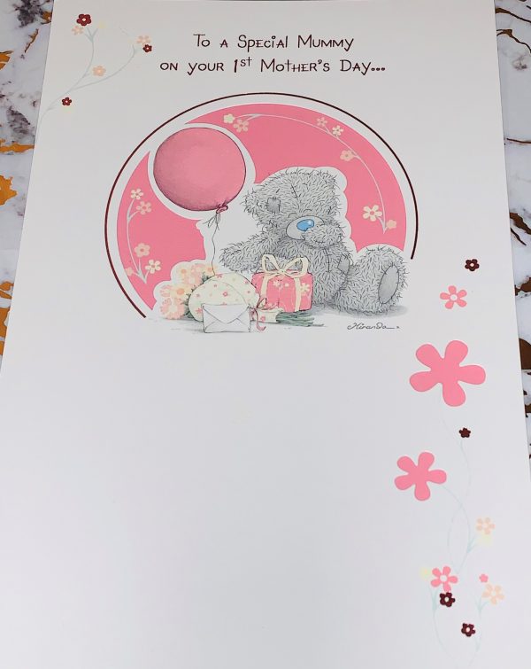 Mummy 1st Mother's Day Card Beautiful Me To You Tatty Ted Design by Carte Blanche 096135