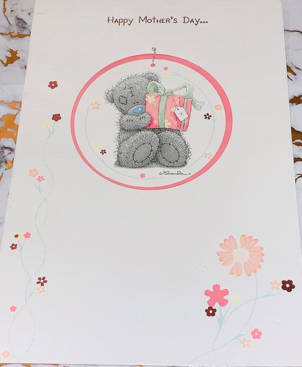 Open Mother's Day Card Beautiful Me To You Tatty Ted Design by Carte Blanche 086761