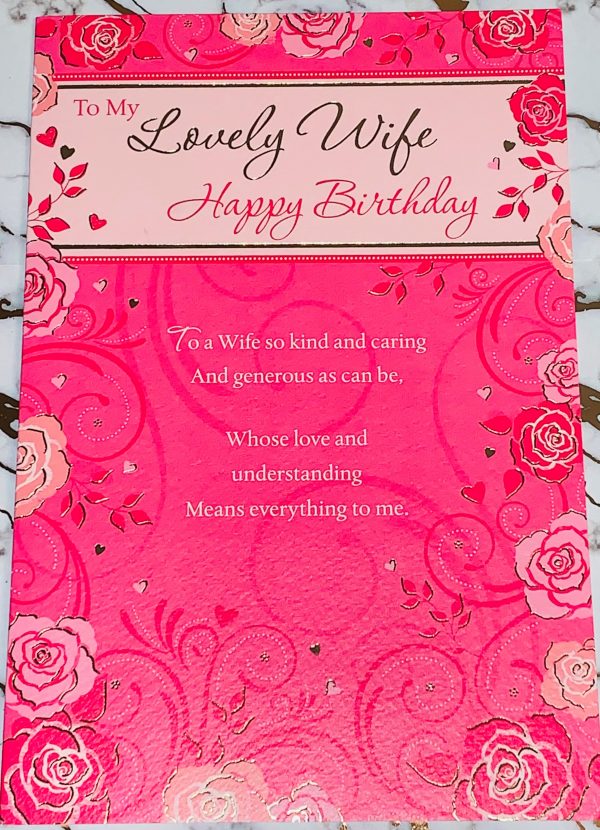 Wife Birthday Card Stunning Design by Write from the Heart 640158