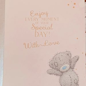 21st Birthday Card Beautiful Sparkling Me To You Tatty Ted Design by Carte Blanche 595849.1