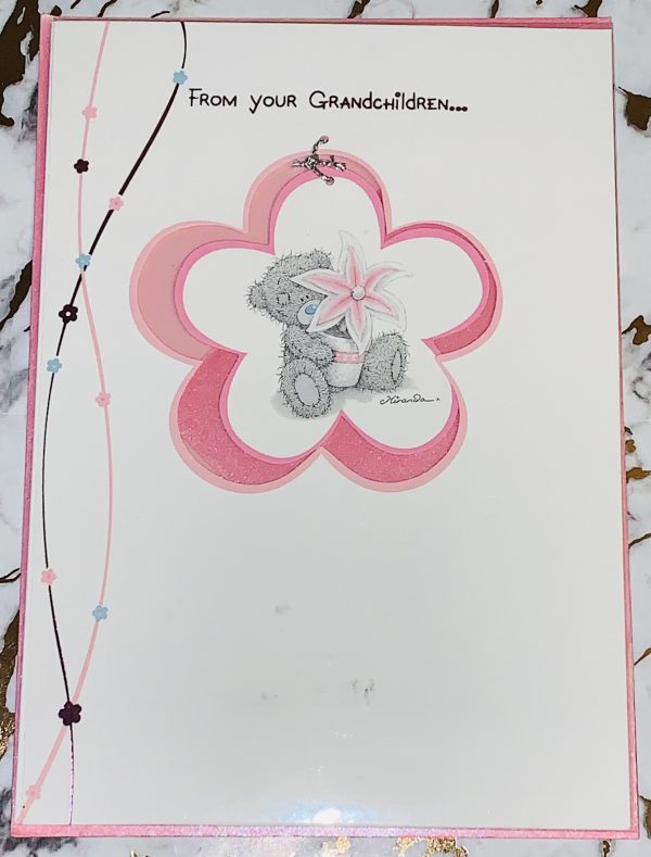From the Grandchildren Mother's Day Card Beautiful Me To You Tatty Ted Design by Carte Blanche 024664