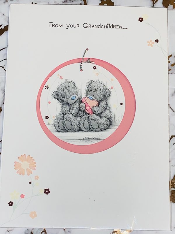 From the Grandchildren Mother's Day Card Beautiful Me To You Tatty Ted Design by Carte Blanche 088154