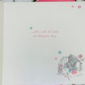 Mother's Day Card From your Little Girl Beautiful Me To You Tatty Ted Design by Carte Blanche 025166.1
