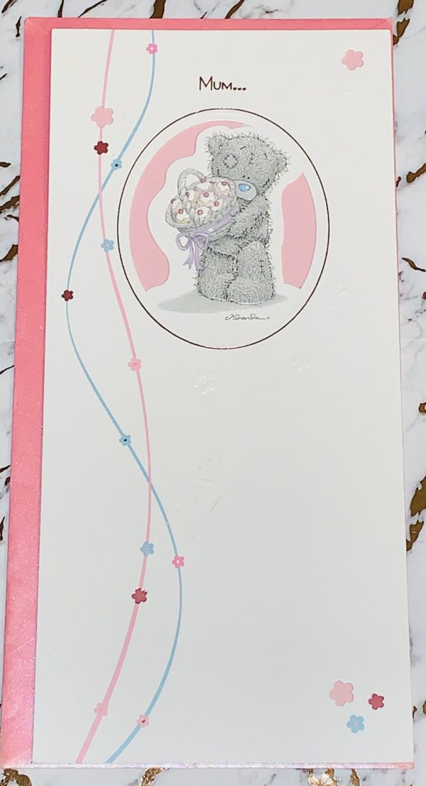 Mum Tall Mother's Day Card Beautiful Me To You Tatty Ted Design by Carte Blanche 024855
