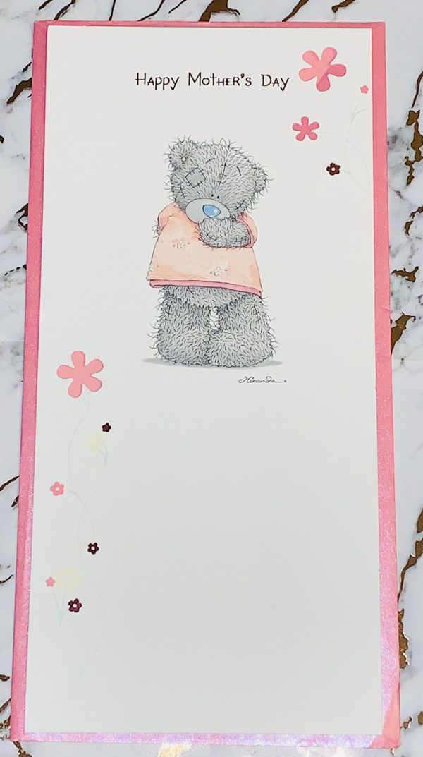 Open Tall Mother's Day Card Beautiful Me To You Tatty Ted Design by Carte Blanche 086778