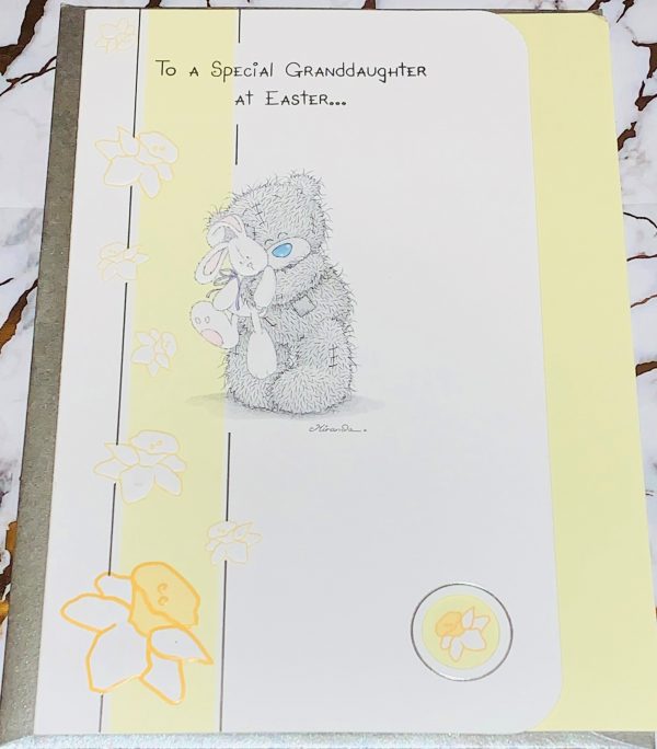 Special Granddaughter Easter Card Me To You Tatty Ted Design by Carte Blanche 127064