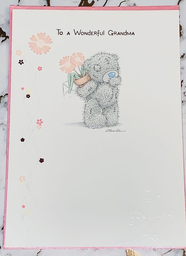 To A Wonderful Grandma Mother's Day Card Beautiful Me To You Tatty Ted Design by Carte Blanche 095930
