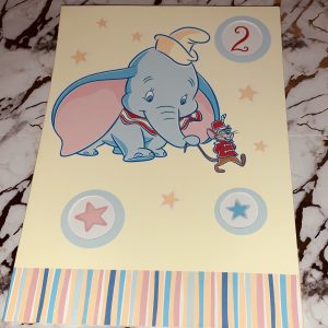 2nd Birthday Card Beautiful Bright Dumbo Design by Disney 279307
