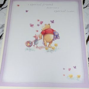 A Special Friend Easter Card Beautiful Winnie The Pooh Design by Hallmark 345460