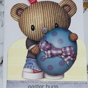 Easter Hugs Card Bright Cute Fun Design by Tippi - Hallmark 249911