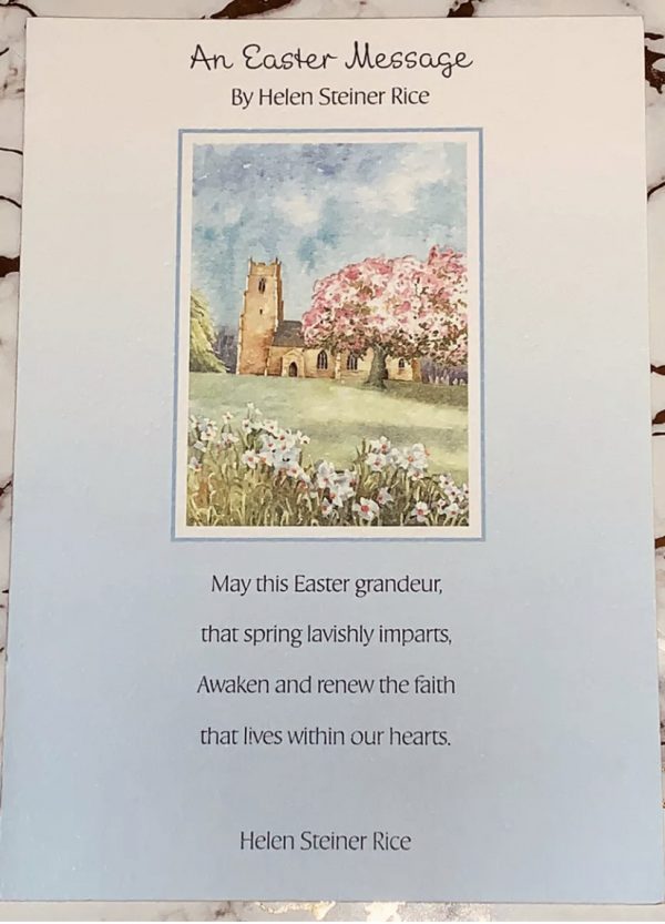 Easter Message Easter Card Beautiful Design by Gibson 170525