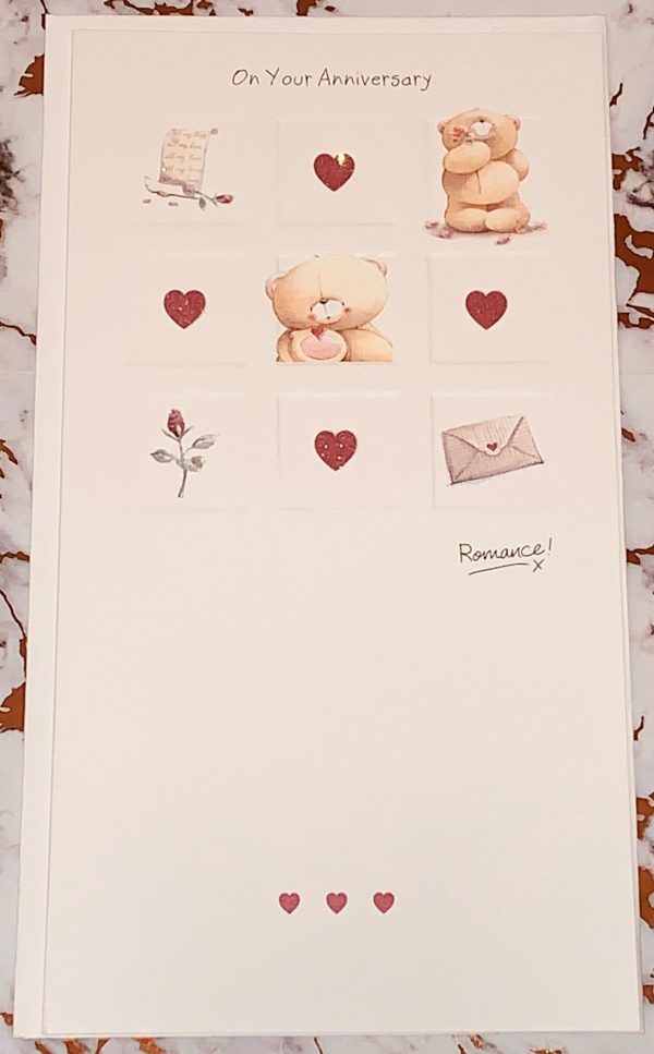 On Your Anniversary Card Beautiful Design by Forever Friends - Hallmark 498265