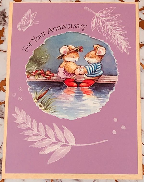 On Your Anniversary Card Cute Fun Design by Country Companions - Hallmark 173605