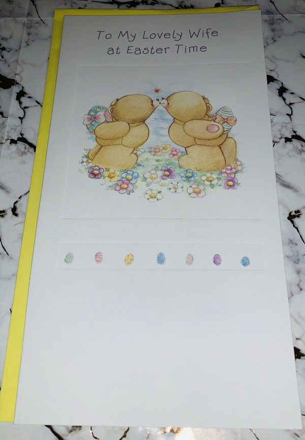 To My Lovely Wife at Easter Card Cute Design by Forever Friends - Hallmark 345729